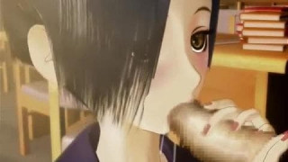 Elle suce la bite de son professeur dans une vidéo hentai