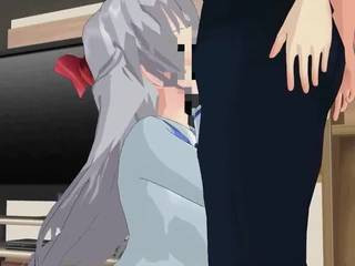 Étudiante teen suceuse dans ce Manga Porno 3D